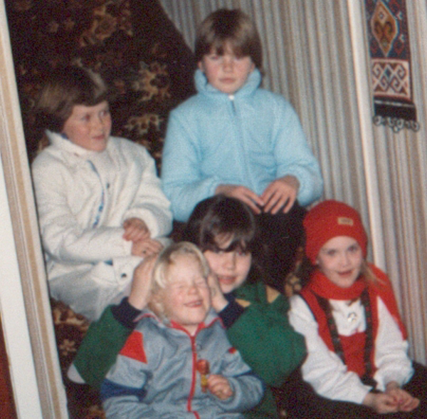 Barnebarn - jentene (ca 1984)