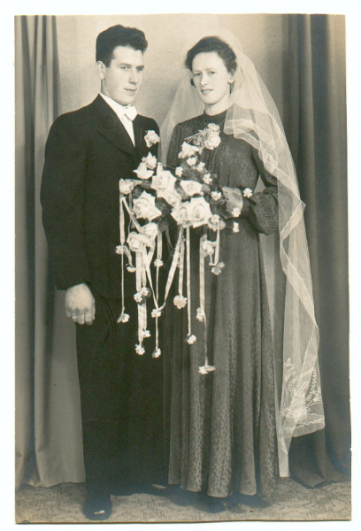 Klara og Sigurd - brudebilde